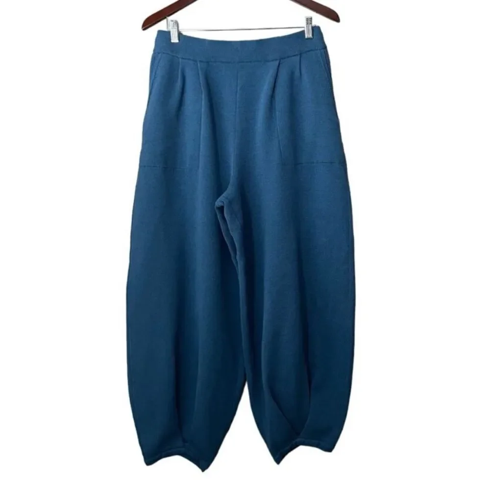 FP Free People Freya Lounge Pants in Coastal Blue Size XS ~ Excellent